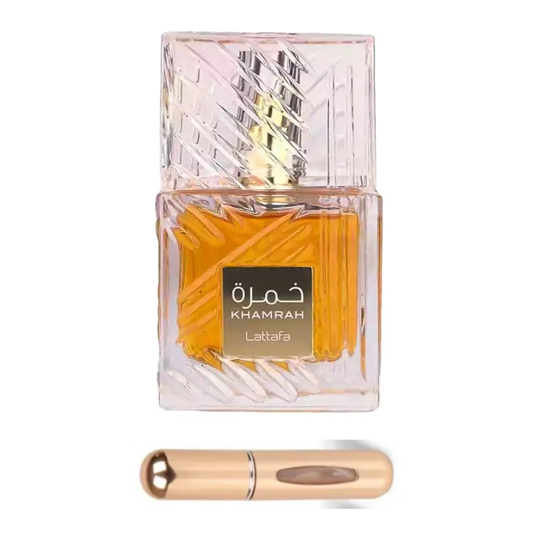 PERFUME KHAMRAH EN CAJA+PERFUMERO